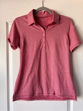 Travis Mathew womens polo size small red golf casual
